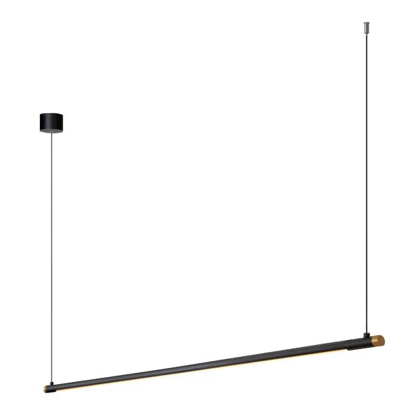 Lucide Premium MARNIK - Pendelleuchten - Ø 2,5 cm - LED Dim. - CCT - 1x22W 2700K/4000K - Hand-Bewegungssensor - Schwarz - detail 5